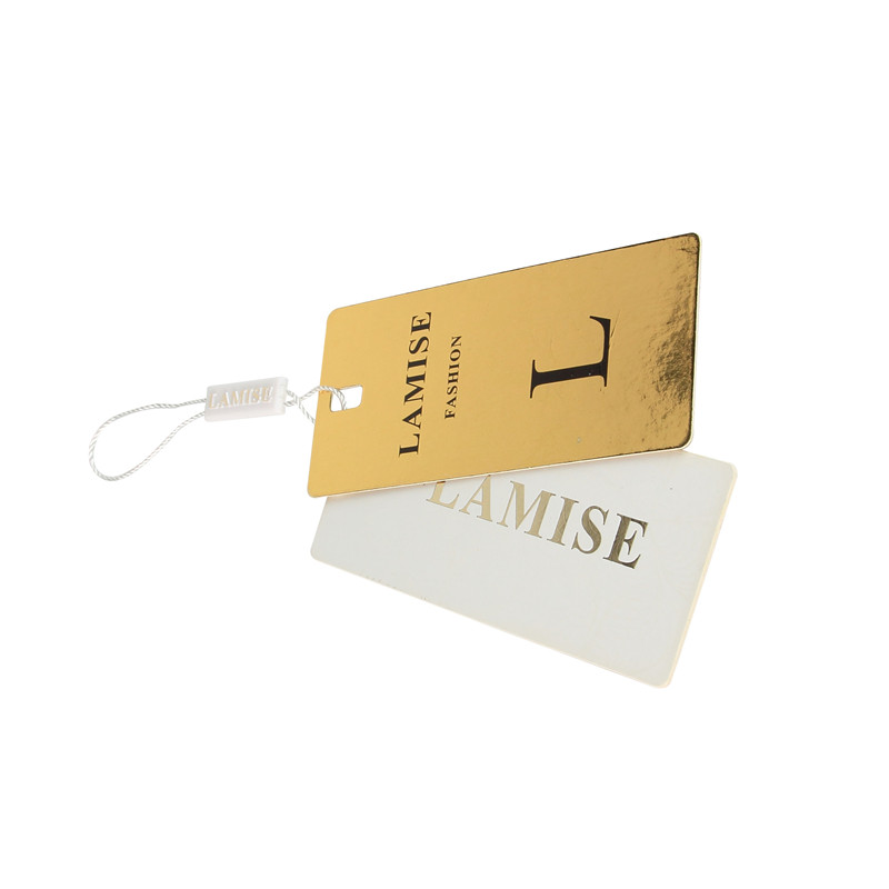 Luxury Bags Brand Names - ป้ายแขวนเสื้อผ้าแบรนด์เนมแบบกำหนดเอง ป้ายแขวนเสื้อผ้ากระดาษสีทองหรูหรา พร้อมโลโก้ชื่อแบรนด์สำหรับติดป้ายราคา