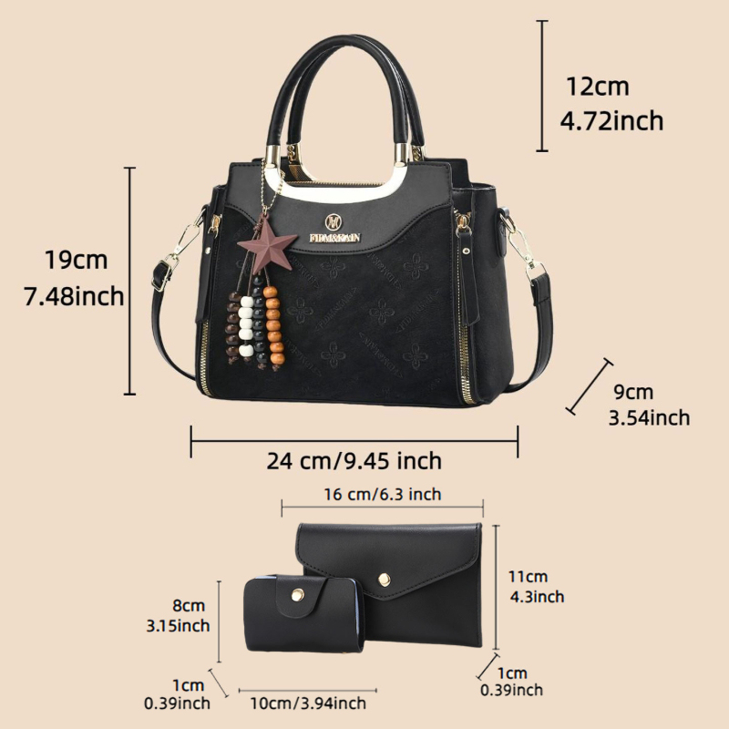กระเป๋าถือผู้หญิงมีสไตล์ สีพื้ - Luxury Bags Casual บทวิจารณ์และราคา