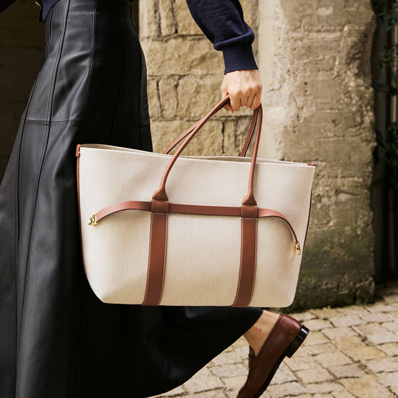 กระเป๋าถือหนังวัวแท้ ดีไซน์แบร - Luxury Bags Old Money บทวิจารณ์และราคา