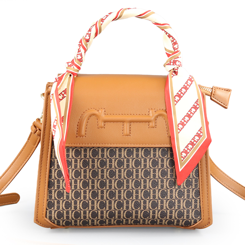กระเป๋าถือผู้หญิงสไตล์เรโทร CH - Tote Bag Leather Monogram บทวิจารณ์และราคา