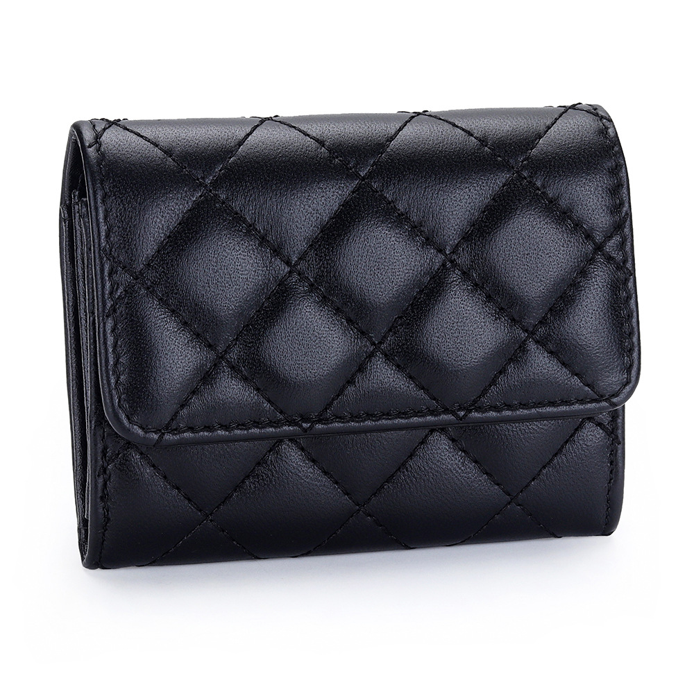 Sheepskin Quilted ผู้ถือบัตรผู - Luxury Bags Brand Names บทวิจารณ์และราคา